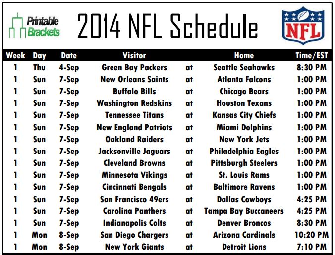 Nfl Week 18 Printable Schedule 2024